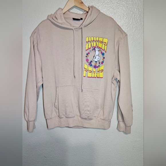 Peanuts Tops - Peanuts Tan Boxy Graphic Sweatshirt